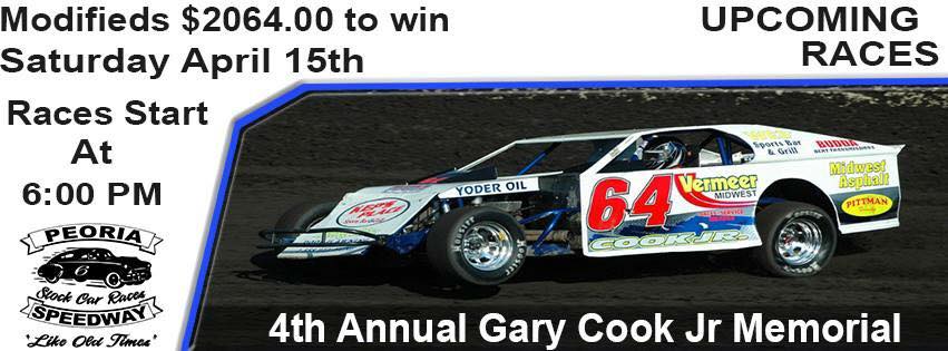Gary Cook Jr Memorial $2064.00 to win UMP Modifieds post thumbnail image