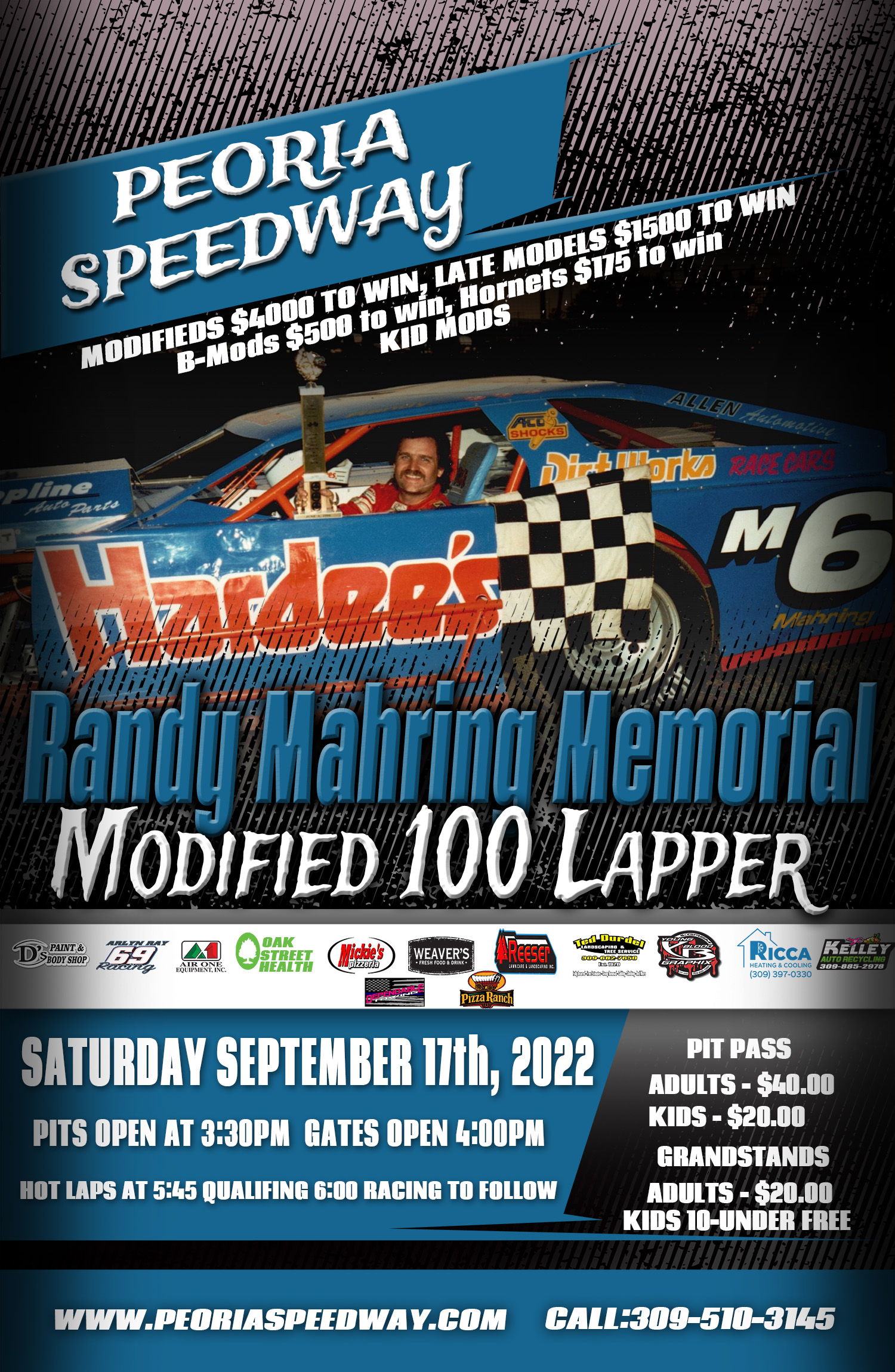 Randy Mahring Memorial 100 laps for Modifieds post thumbnail image