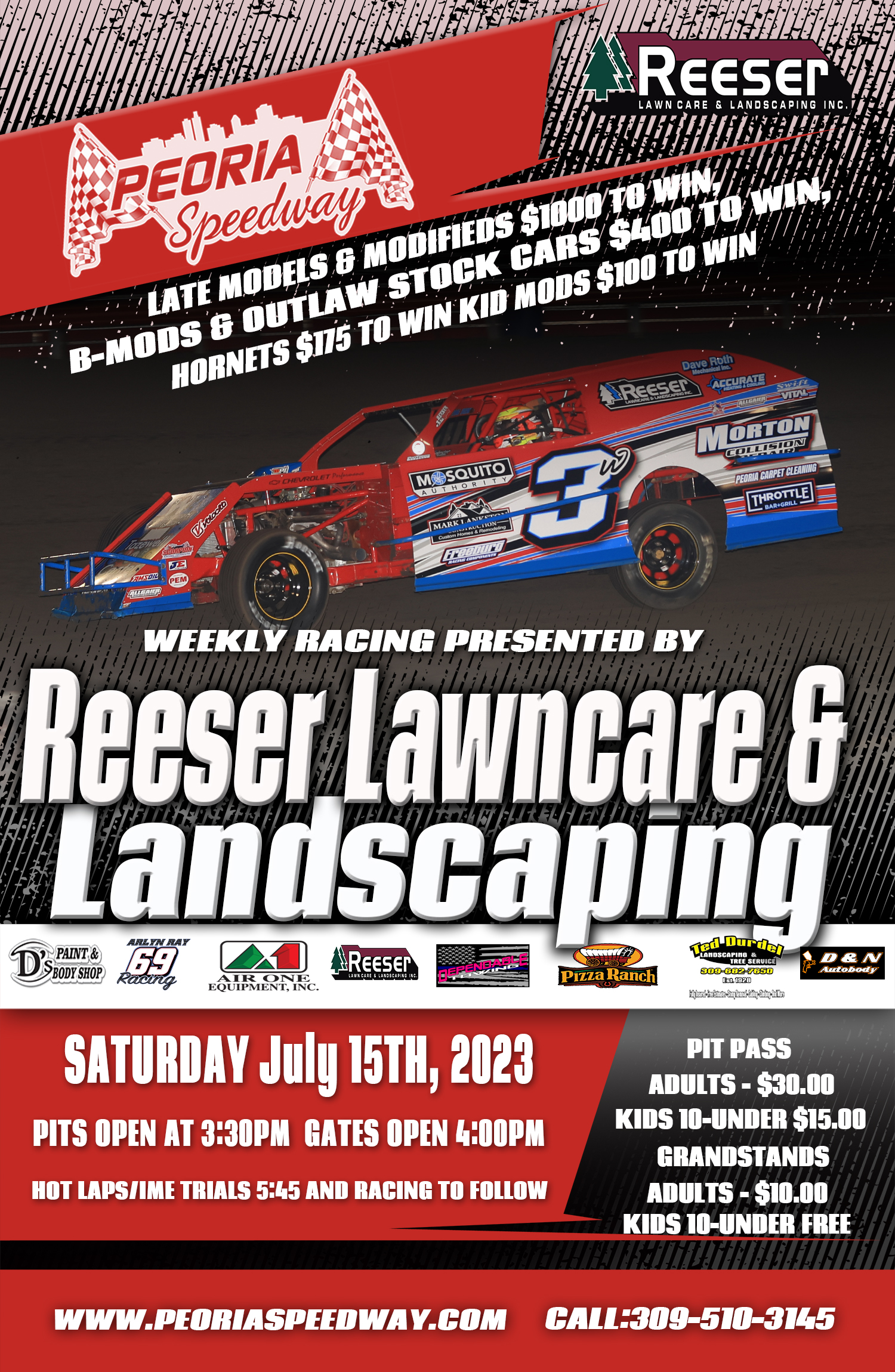 Saturday July 15th Reeser Lawncare & Landscaping Night post thumbnail image