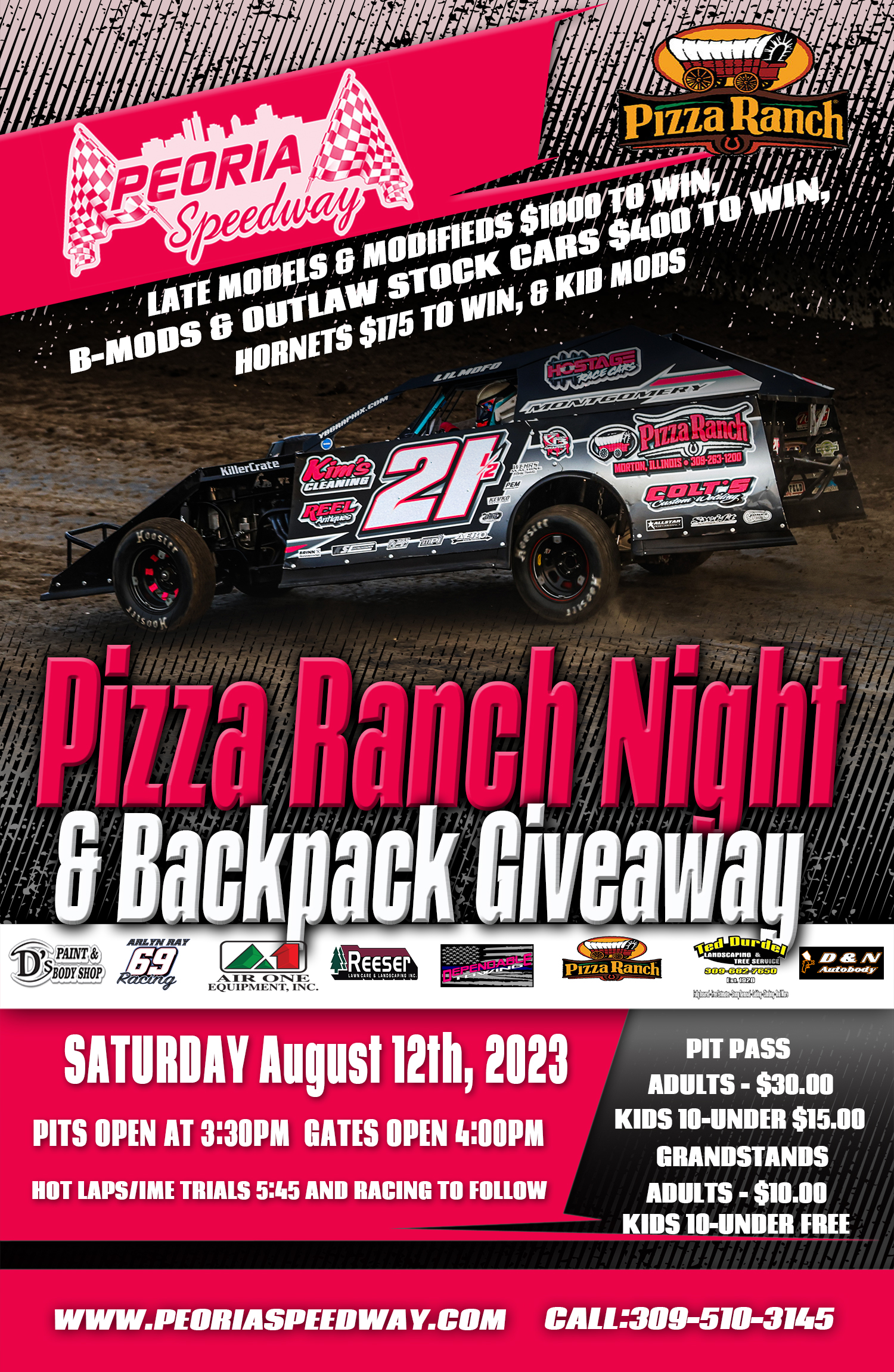 Pizza Ranch Night/Backpack Giveaway August 12th, 2023 post thumbnail image